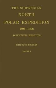Cover of: The Norwegian North Polar Expedition 1893-96. Scientific Results. by Fridtjof Nansen