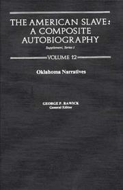 Cover of: American Slave Okla Supp