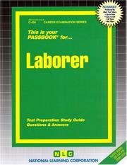 Cover of: Laborer (Srs C 434) by Jack Rudman