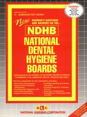 Cover of: National Dental Hygiene Boards (NDHB) | 