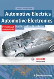 Cover of: Bosch Handbook for Automotive Electrics - Automotive Electronics: 5th Edition