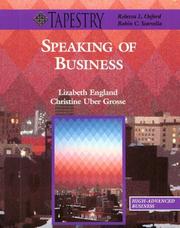 Cover of: Speaking of Business: Advanced Business-Tapestry (College ESL)