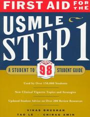Cover of: First Aid for the USMLE Step 1 1998 Edition
