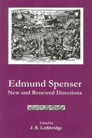 Cover of: Edmund Spenser: New And Renewed Directions