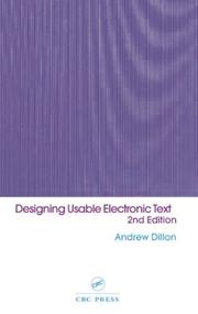 Cover of: Designing Usable Electronic Text