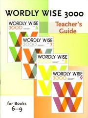 Cover of: Wordly Wise 3000: For Books 6-9 (Wordly Wise 3000)