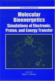 Cover of: Molecular Bioenergetics | Ralph A. Wheeler