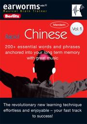 Cover of Earworms Chinese (Berlitz Earworms) by Inc. Berlitz International