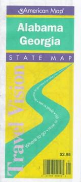 Cover of: Alabama/ Georgia: State Map (Travelvision State Maps)