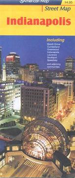 Cover of: American Map Indianapolis Street Map