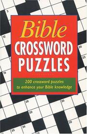 Cover of: Bible Crossword Puzzles | Tyndale House Publishers