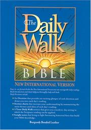 Cover of: The Daily Walk Bible NIV by 