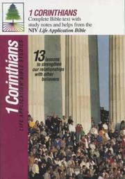 Cover of: 1 Corinthians (Life Application Bible Studies (NIV))