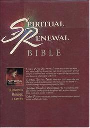 Cover of: Spiritual Renewal Bible NLT, Indexed (Spiritual Renewal Products) | 