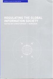 Cover of: Regulating the Global Information Society (Warwick Studies in Globalisation) by C. Marsden