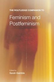 Cover of: The Routledge Companion to Feminism and Postfeminism (Routledgecompanions) by Sarah Gamble