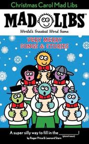 Cover of: Christmas Carol Mad Libs | Roger Price