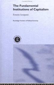 Cover of: Fundamental Institutions of Capitalism: A Radical View (Routledge Frontiers of Political Economy)