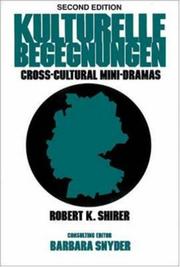Cover of: Kulturelle Begegnungen