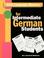 Cover of: For Intermediate German Students (NTC Language Masters)