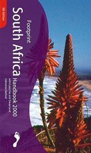 Cover of: Footprint South Africa Handbook 2000: The Travel Guide