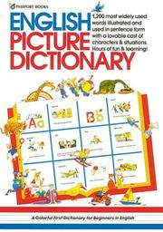 Cover of: English Picture Dictionary