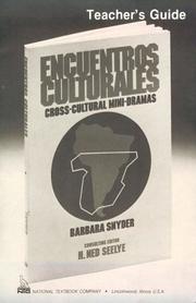 Cover of: Encuentros Culturales/Teachers Manual