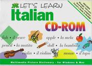 Cover of: Let's Learn Italian: Multimedia Picture Dictionary (Let's Learn)