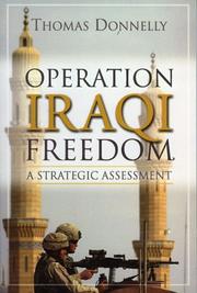 Cover of: Operation Iraqi Freedom: A Strategic Assessment