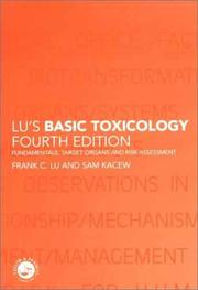 Cover of: Lu's Basic Toxicology, Fourth Edition by Frank C. Lu, Sam Kacew