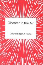Cover of: Disaster in the Air by Edgar A. Haine