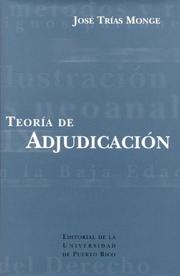 Cover of: Teoría de adjudicación