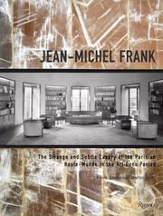 Cover of: Jean-Michel Frank | Pierre-Emmanuel Martin-Vivier