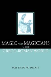 Cover of: Magic and Magicians in the Greco-Roman World