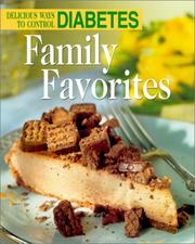 Cover of: Family Favorites: Delicious Ways to Control Diabetes
