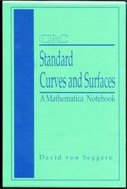 Cover of: CRC Standard Curves and Surfaces:  A Mathematica Notebook