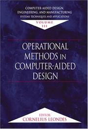 Cover of: Computer-Aided Design, Engineering, and Manufacturing by Cornelius T. Leondes