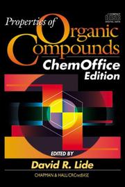 Cover of: Properties of Organic Compounds: Chemoffice Edition