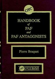 Handbook of PAF and PAF Antagonist by Pierre Braquet