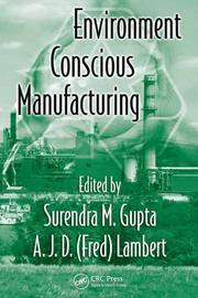 Cover of: Environment Conscious Manufacturing