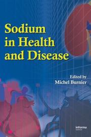 Sodium in Health and Disease by Michel Burnier