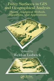 Fuzzy Surfaces in GIS and Geographical Analysis by Weldon Lodwick