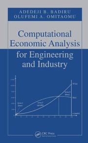 Cover of: Computational Economic Analysis for Engineering and Industry (Industrial Innovation)