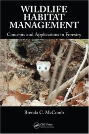 Wildlife habitat management by Brenda C. McComb