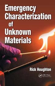 Cover of: Emergency Characterization of Unknown Materials by Rick Houghton