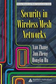 Cover of: Security in Wireless Mesh Networks (Wireless Networks & Mobile Com)