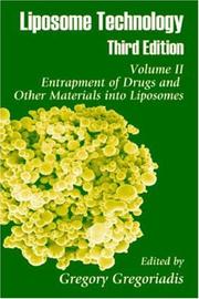 Cover of: Liposome Technology, Volume II | Gregory Gregoriadis