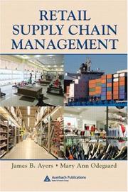 Cover of: Retail Supply Chain Management (Series on Resource Management)