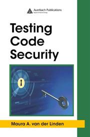 Cover of: Testing Code Security