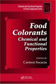 Food Colorants by Carmen Socaciu
